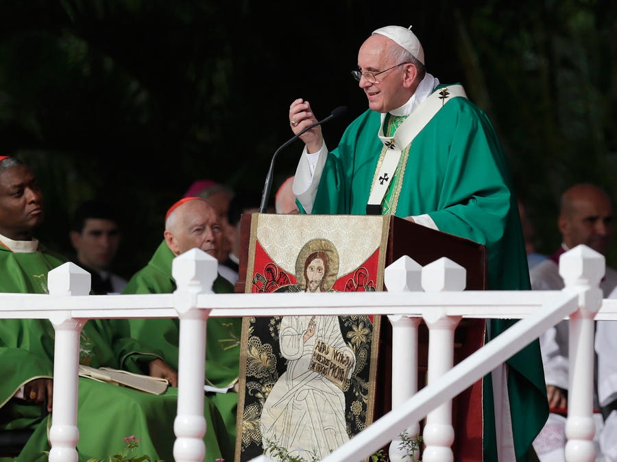 Francisco en la misa en la Plaza de la Revoluci&oacute;n de La Habana: &ldquo;El servicio nunca es ideol&oacute;gico&rdquo;